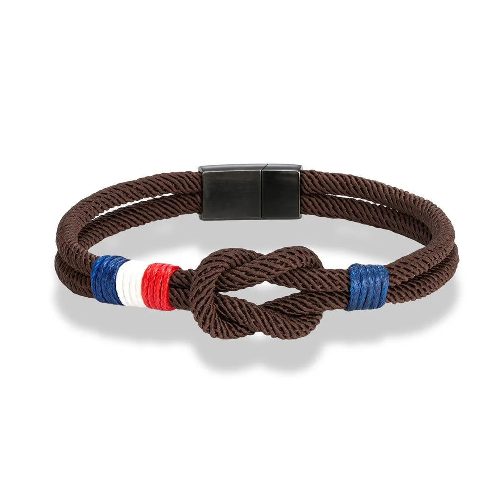 Bracelet Nœud– Édition Tricolore 🇫🇷