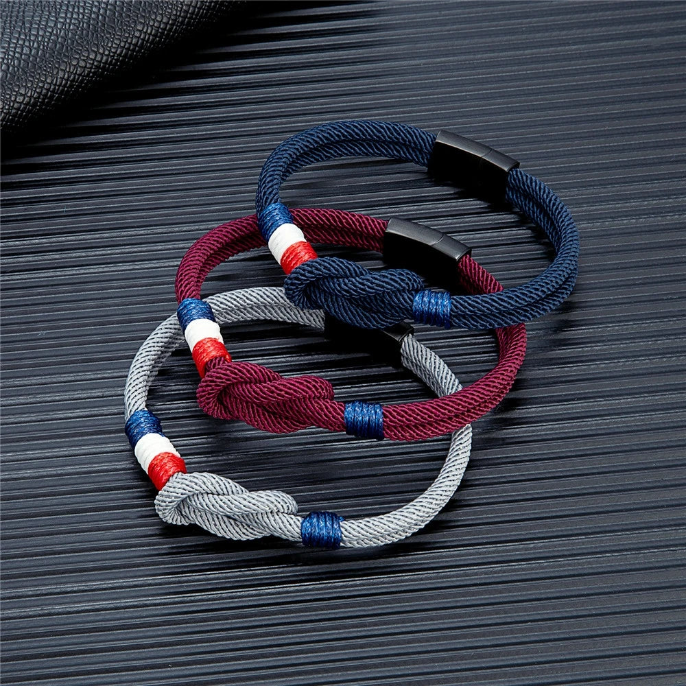 Bracelet Nœud– Édition Tricolore 🇫🇷