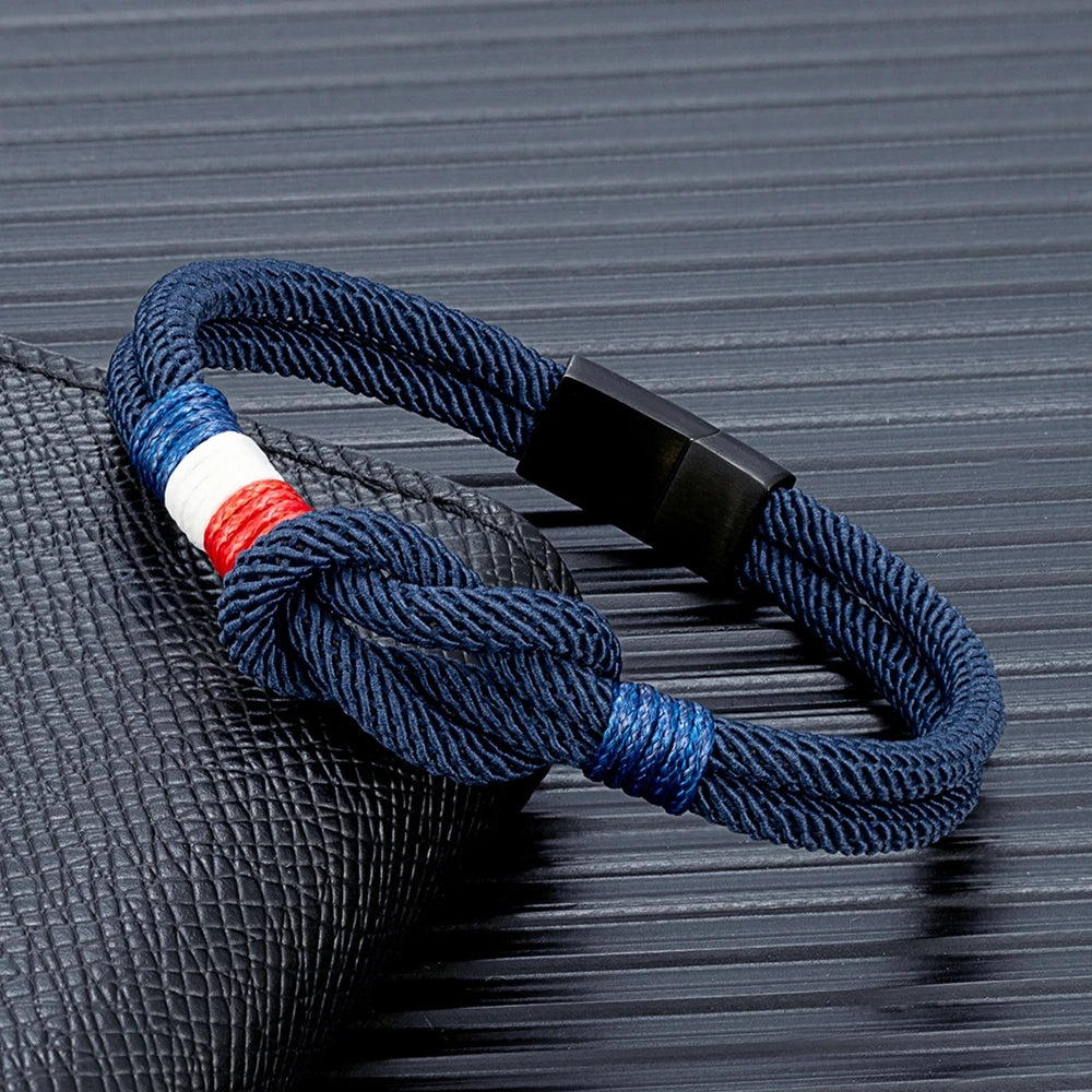 Bracelet Nœud– Édition Tricolore 🇫🇷