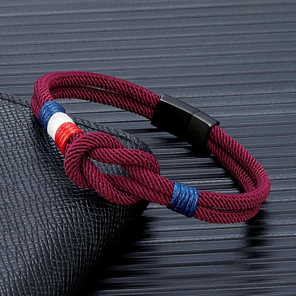 Bracelet Nœud– Édition Tricolore 🇫🇷
