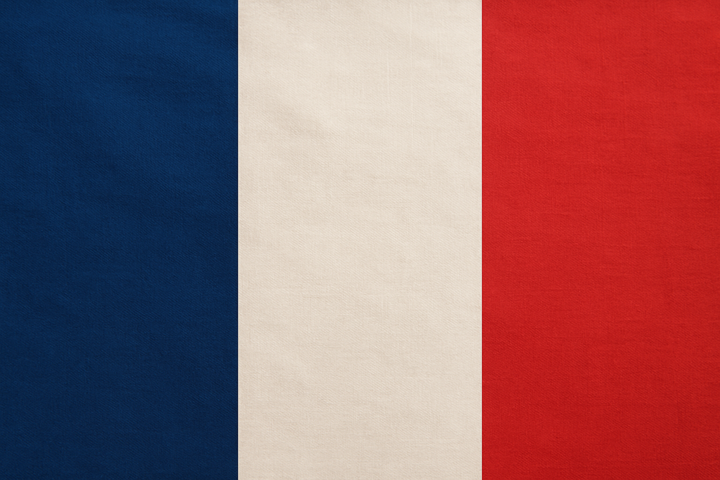 Drapeau tricolore français 🇫🇷