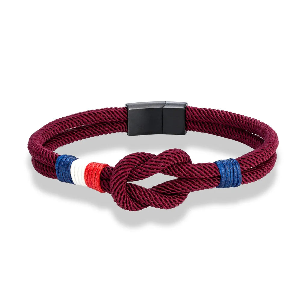 Bracelet Nœud– Édition Tricolore 🇫🇷